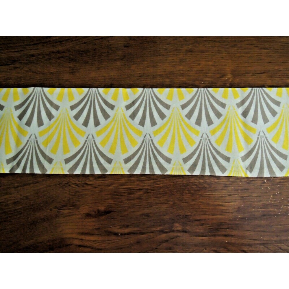 Handmade Window or Door Draft Blocker 36" Yellow Fan Unfilled Empty